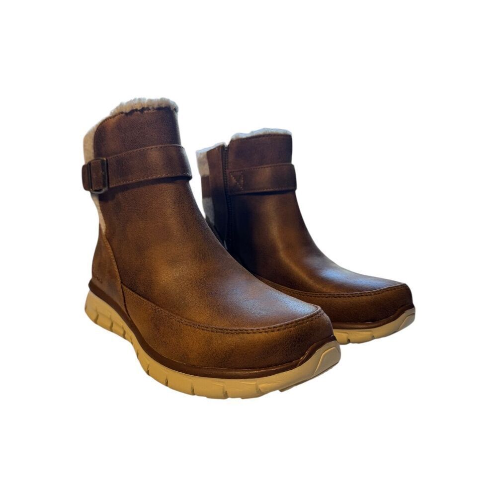 Skechers Synergy - Diva Lane Brown Boots - Women’s Size 6.5 NEW WITH BOX